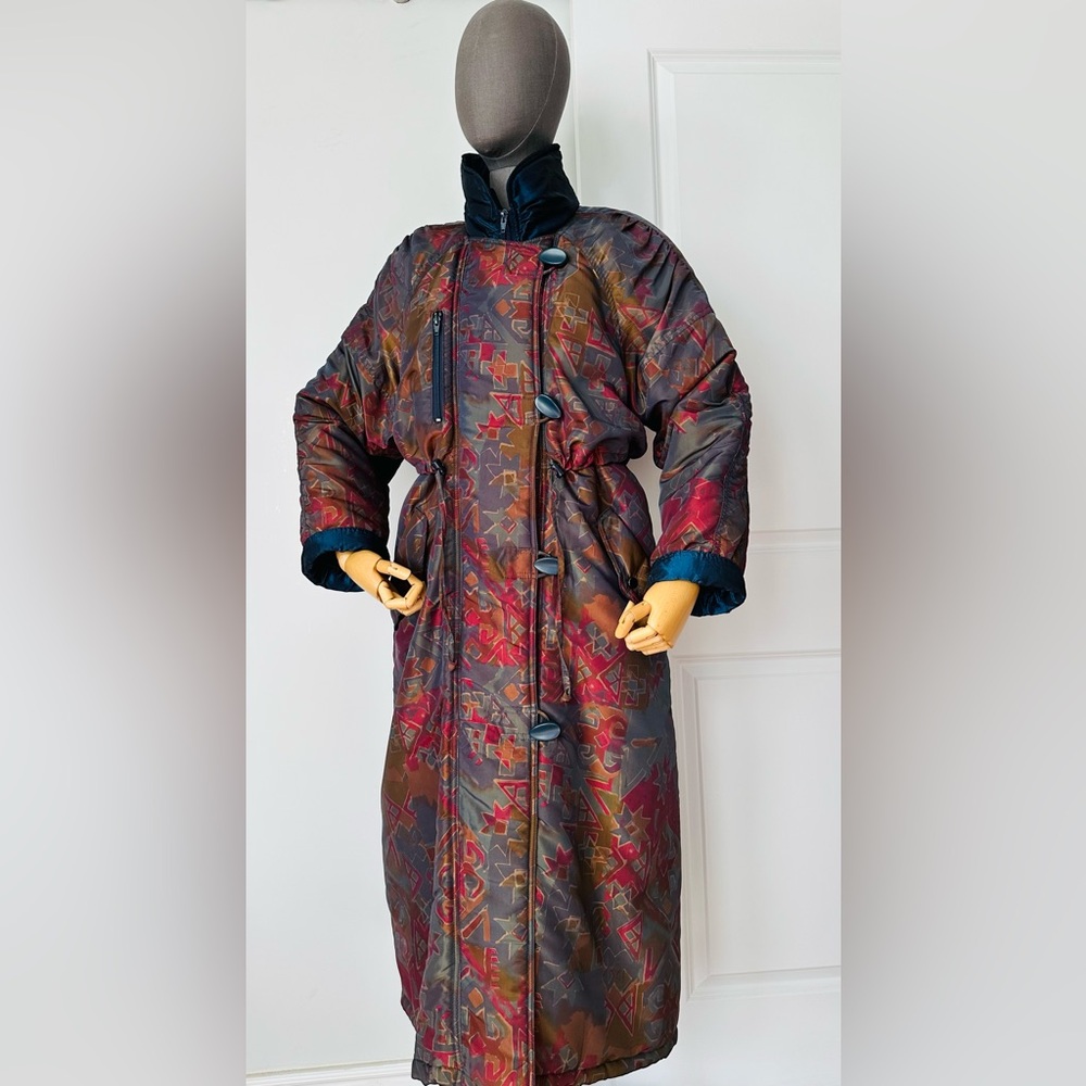 90s Oversized Balone Coat M – Long Winter Coat